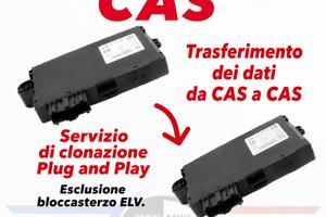 Riparazione centralina CAS bmw mini r56 r60 e87