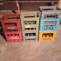 Cassette per bottiglie in plastica