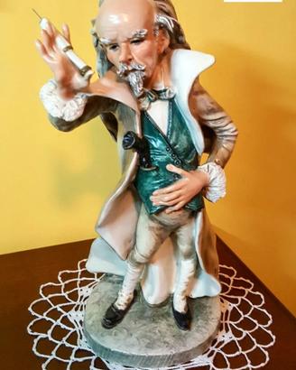 Napoleon Dottore Porcellana Capodimonte Statuetta 