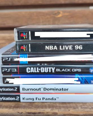 Lotto giochi misti ps1 ps2 ps3