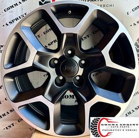 4 CERCHI IN LEGA ORIGINALI RAGGIO 17 JEEP RENEGADE