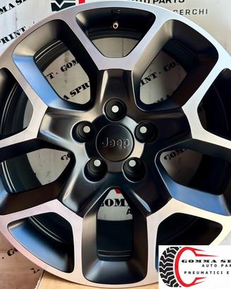 4 CERCHI IN LEGA ORIGINALI RAGGIO 17 JEEP RENEGADE