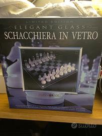 Schacchiera in vetro