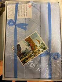 Set tessile tavola damascato vintage