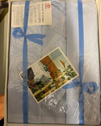 Set tessile tavola damascato vintage