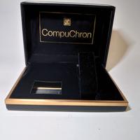SCATOLA OROLOGIO COMPUCHRON COMPLETA ANNI 60/70