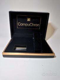 SCATOLA OROLOGIO COMPUCHRON COMPLETA ANNI 60/70