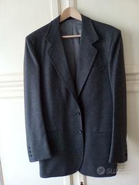 Completo sartoriale uomo grigio nuovo lana vergine