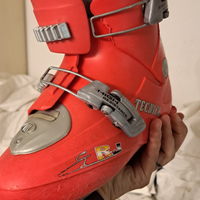 Scarponi da sci tecnica rossi numero 24