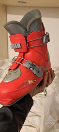 Scarponi da sci tecnica rossi numero 24