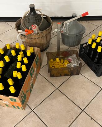 Set per imbottigliamento vino