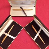 tre penne placcate oro