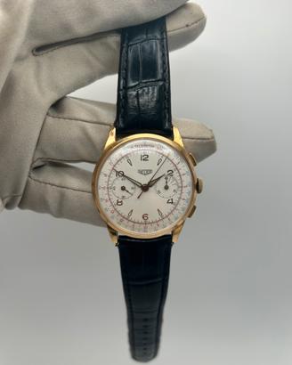 Heuer Chrono oro giallo vintage pre Carrera