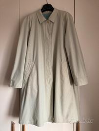 Soprabito spolverino trench vintage reversibile XL