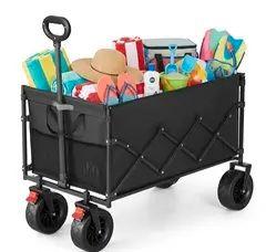 Carrello Spiaggia Campeggio XL con 4 Ruote Grandi