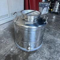 Fusto olio inox