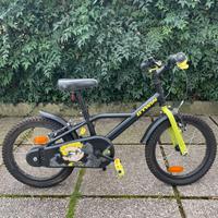 Bicicletta Bimbo B-Twin Dark Hero 500 (16 pollici)