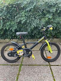 Bicicletta Bimbo B-Twin Dark Hero 500 (16 pollici)