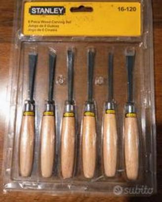 Scalpellini in legno Stanley nuovi