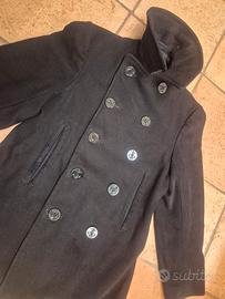 WW2 US Navy PeaCoat 10 Bottoni Militare Caban Army