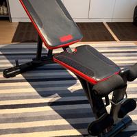 Homegym: Panca + rack + pesi + bilancieri