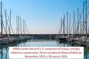 Posto barca - Porto di Roma - Ostia - Gen-Marz 26