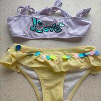 costume bagno bambina 5/6 anni 