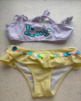 costume bagno bambina 5/6 anni 