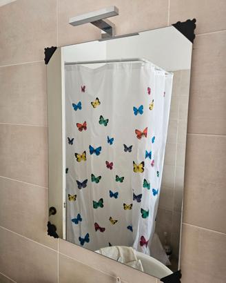 Specchio bagno con luce led