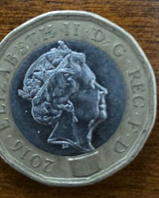 Moneta rara One Pound 2016