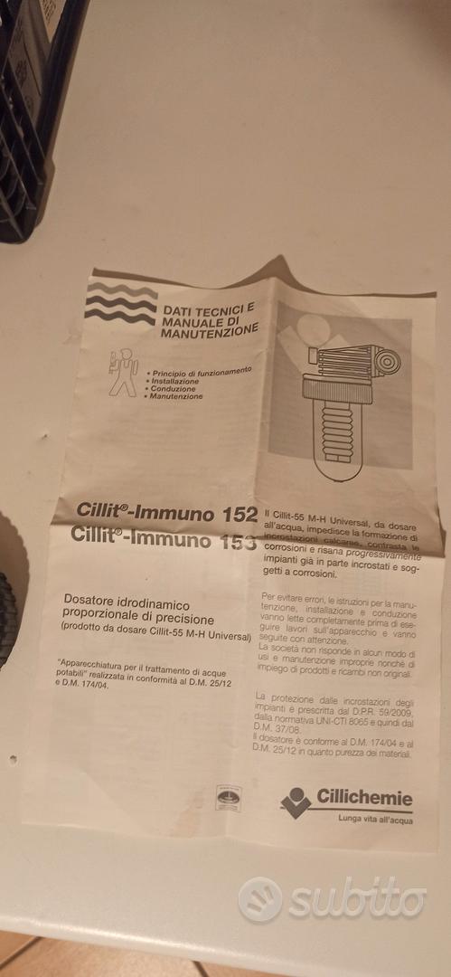 addolcitore Cillit immuno 152 - Giardino e Fai da te In vendita a Asti