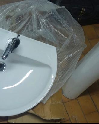 Lavabo + Colonna + Miscelatore