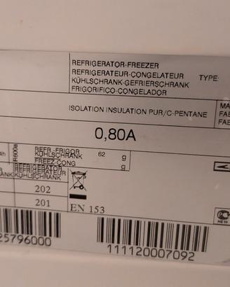 RICAMBI FRIGO INCASSO  WHIRLPOOL ART 486 /A+/6