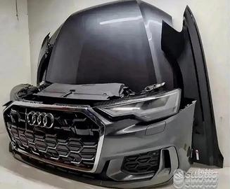 Audi A6 C8 restyling muso paraurti fari radiatori