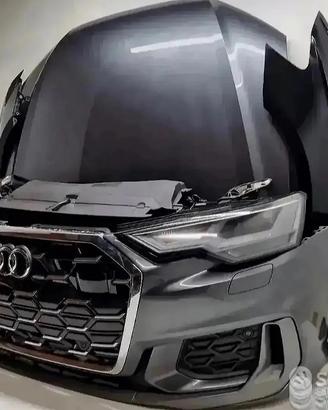 Audi A6 C8 restyling muso paraurti fari radiatori