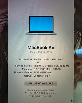 Macbook air Retina 13 (2019)