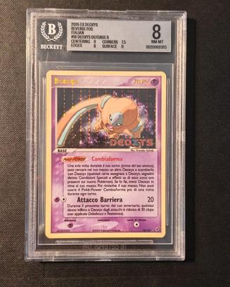 Deoxys #18 Stamped - BGS 8 - Ex Deoxys