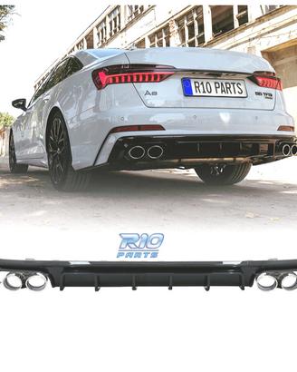 DIFFUSORE POSTERIORE AUDI A6 A6 AVANT 18-22 LOOK S