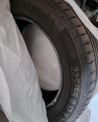 Treno gomme Continental estive 17 ''