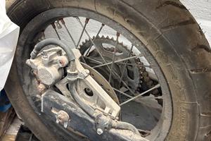 Transalp custom da terminare con gomme seminuove