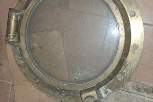 Oblò navale marino in ottone con vetro