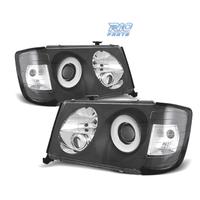 FARI MERCEDES CLASSE E W124 85-93 FONDO NERO