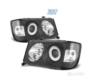 FARI MERCEDES CLASSE E W124 85-93 FONDO NERO