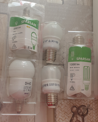 5 Lampadine IKEA kit Sparsam