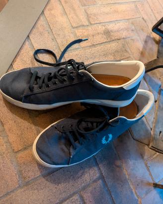 sneakers uomo blu originali Fred perry