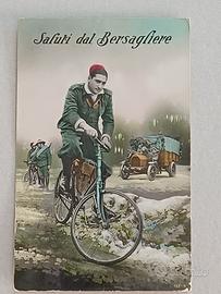 Cartolina Storica Bersagliere Ciclista 1932