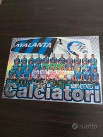 cartolina metallizzata Atalanta 2014/2015
