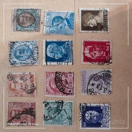 12 francobolli regno d'Italia 