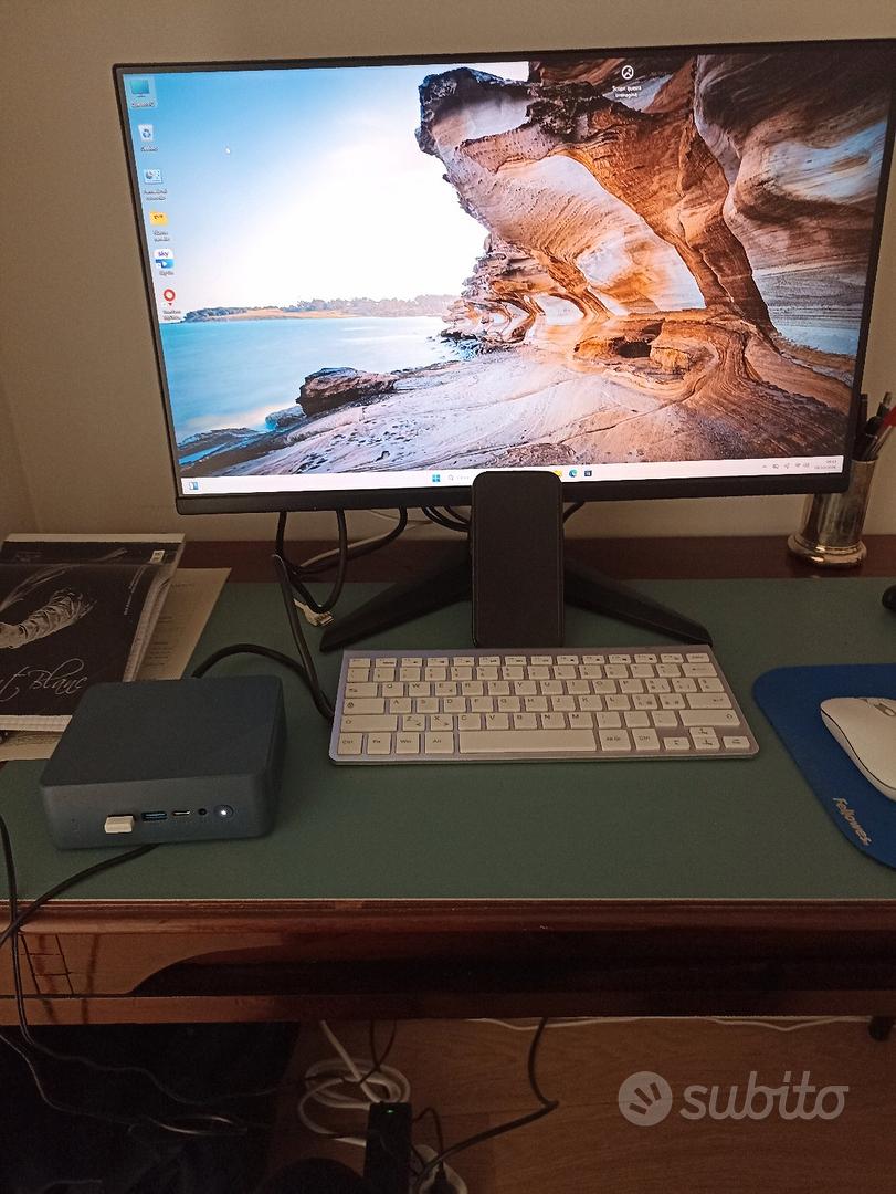 Mini PC Ryzen 5+monitor+tastiera+, mouse - Informatica In vendita a Roma