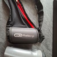 Borraccia e occhiali runner